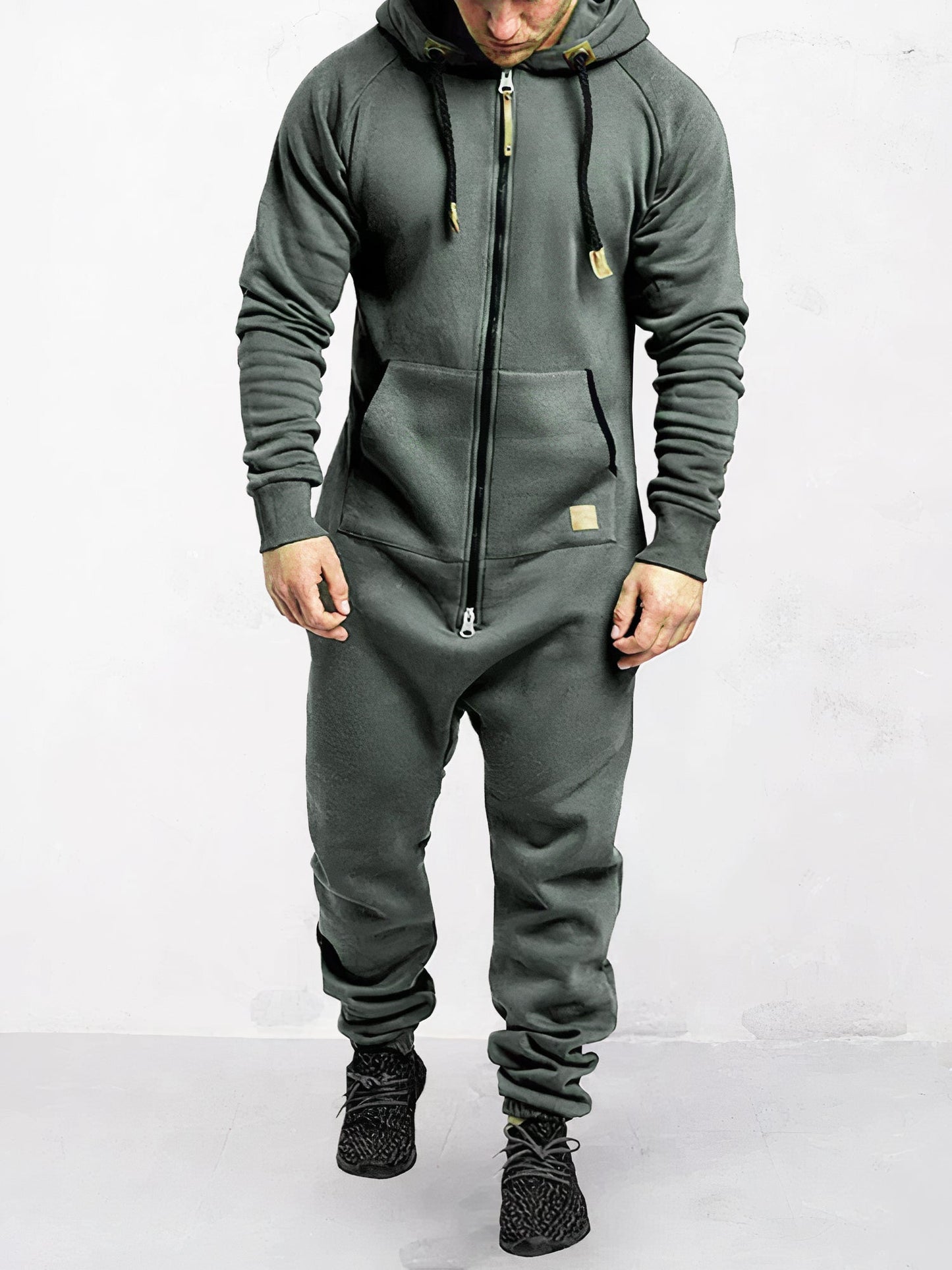 Men's Sporty Hooded Jumpsuit Active Outdoor Gear