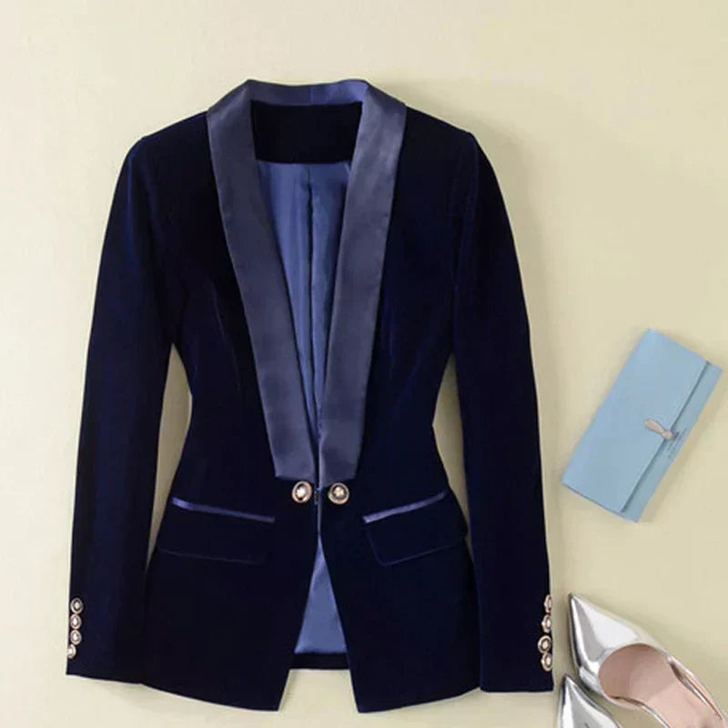 Women's Cozy Fleece Lined Button Jacket with Pockets