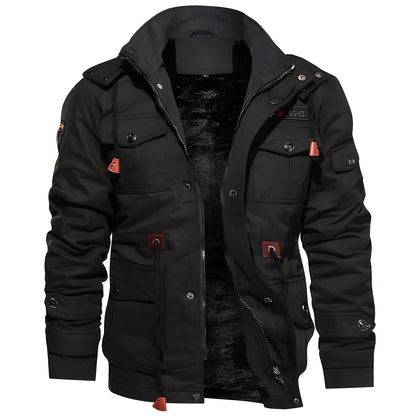 Warm Insulated Faux Fur Parka Coat