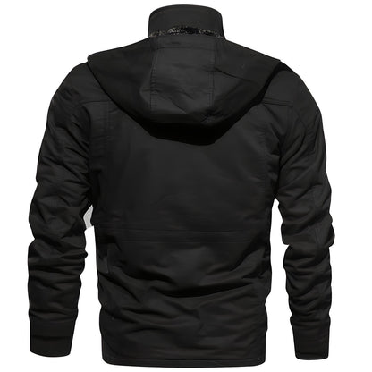 Waterproof Mens Outdoor Coat with Multiple Pockets