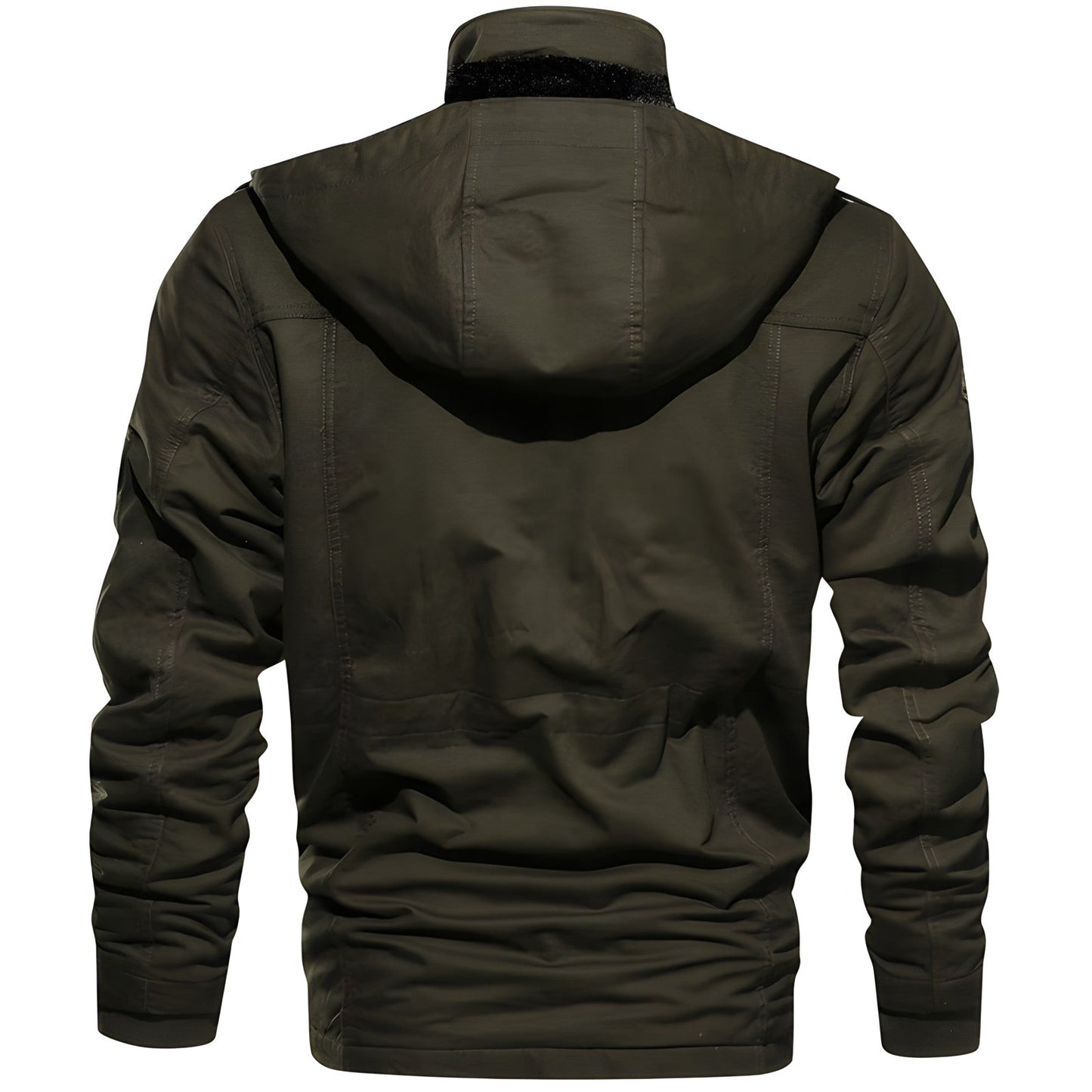 Warm Insulated Faux Fur Parka Coat