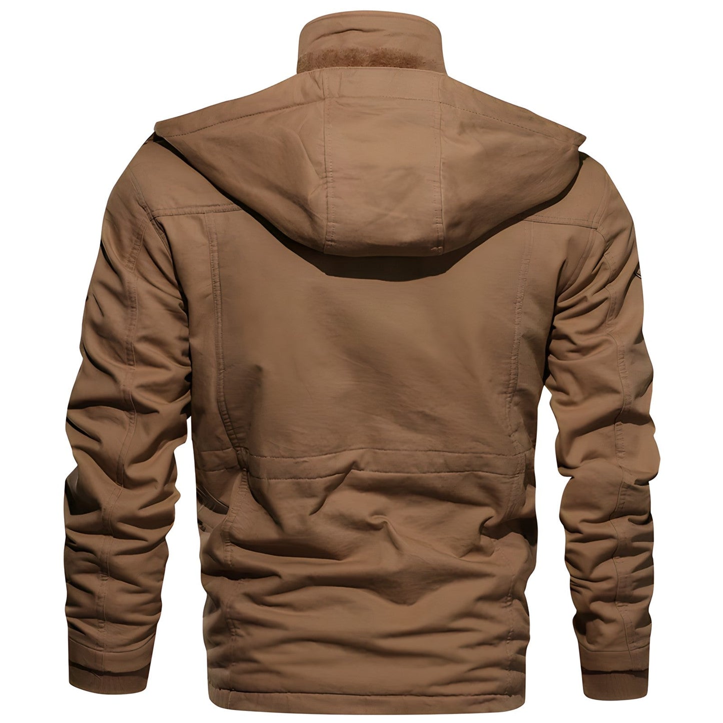 Warm Insulated Faux Fur Parka Coat