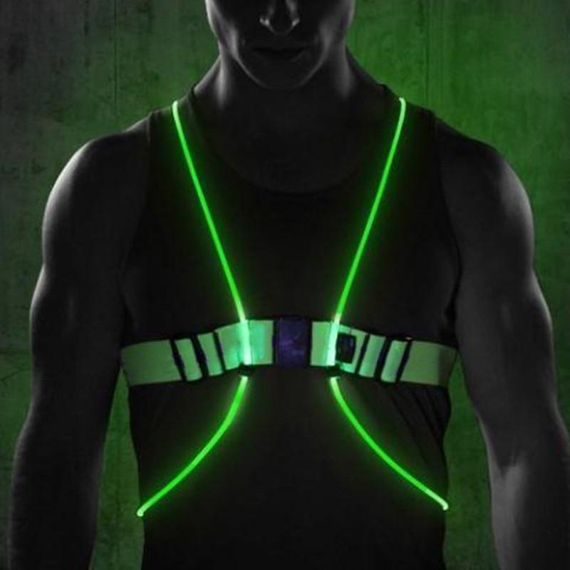 Bright LED Running Vest for Night Safety - OutfitLondon
