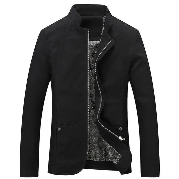 Slim Fit Mens Water Resistant Zipper Jacket