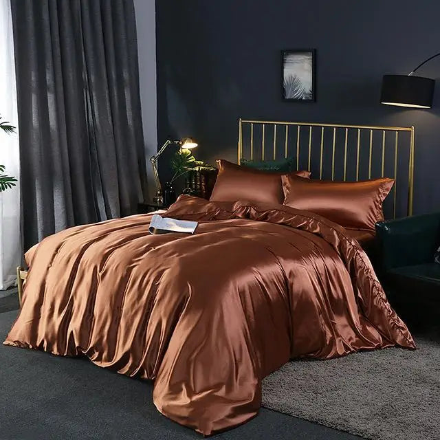 Comfortable 4pc Bedding Set Sheets Duvet Cover Pillowcases