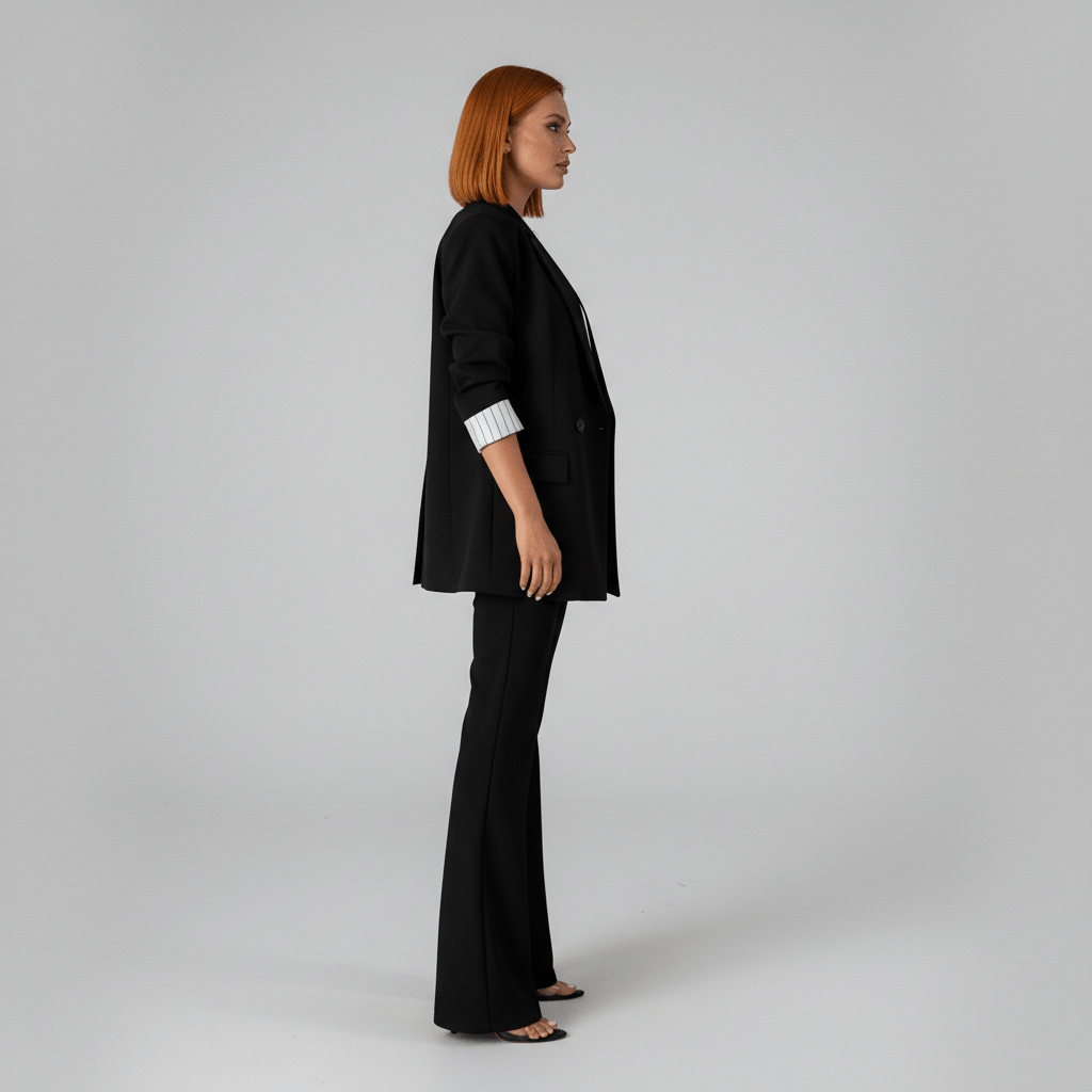 Classic Two Piece Suit Blazer and Trousers