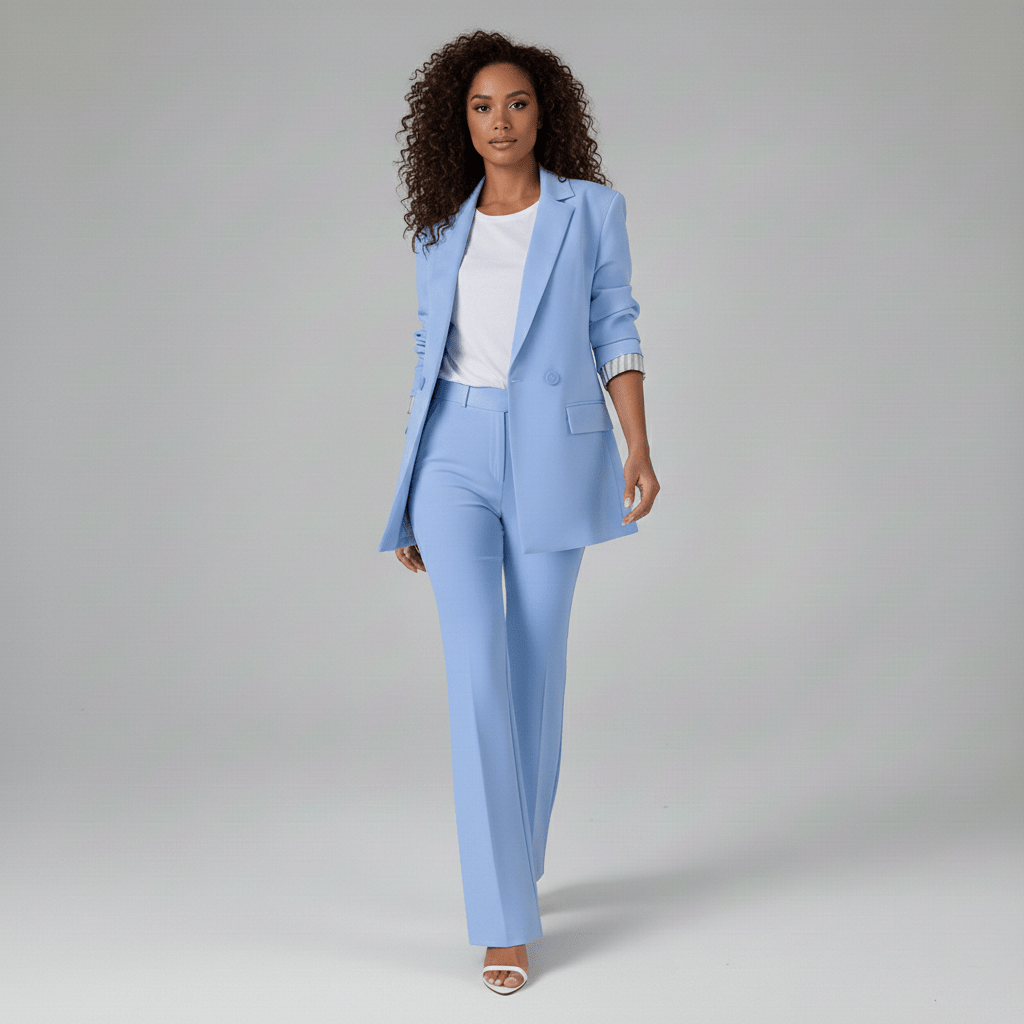 Classic Two Piece Suit Blazer and Trousers