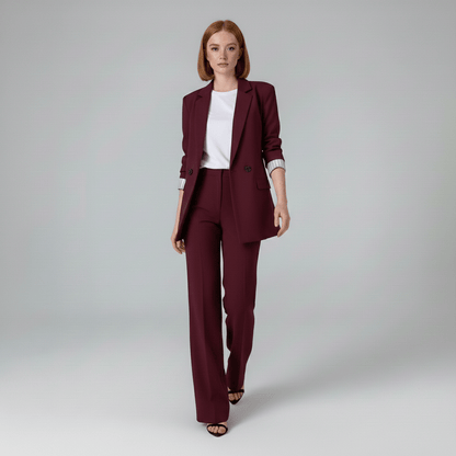 Classic Two Piece Suit Blazer and Trousers