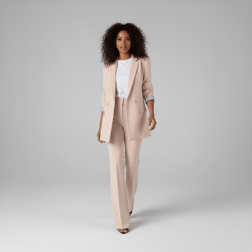 Classic Two Piece Suit Blazer and Trousers