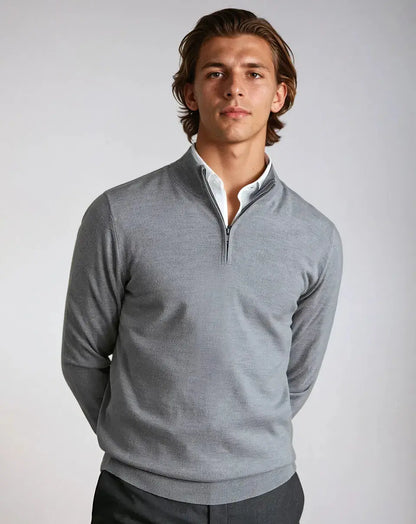 Classic Luxury Half-Zip Sweater