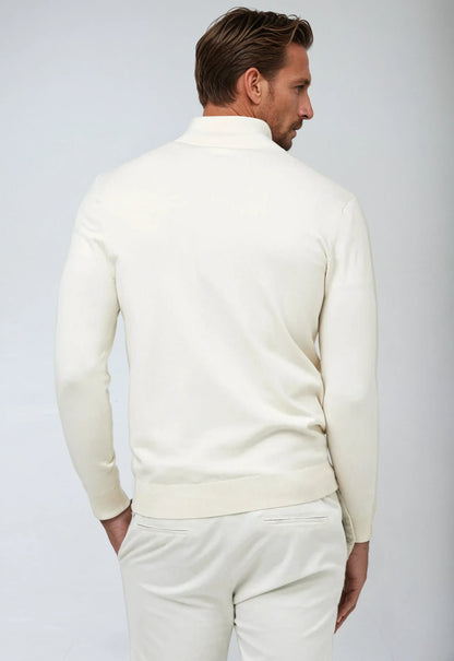 Timeless Crew Neck White Sweatshirt