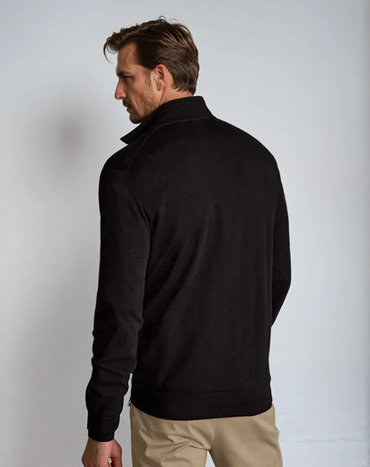 Classic Men's Black Crew Neck Sweater