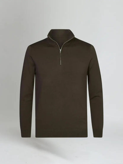 Comfortable Chocolate Brown Sweater Jacket