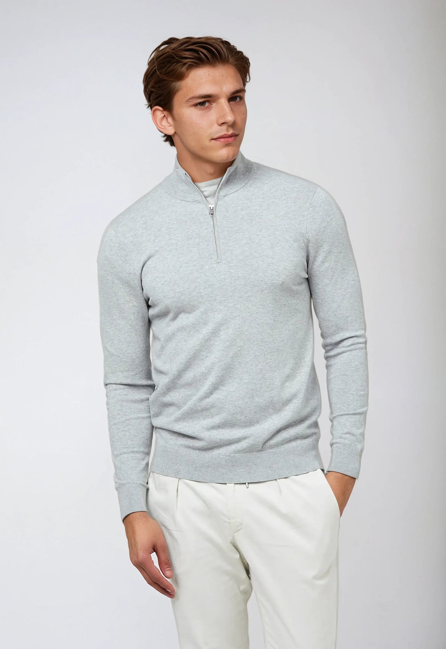 Classic Mens Casual Crew Neck Sweater - OutfitLondon