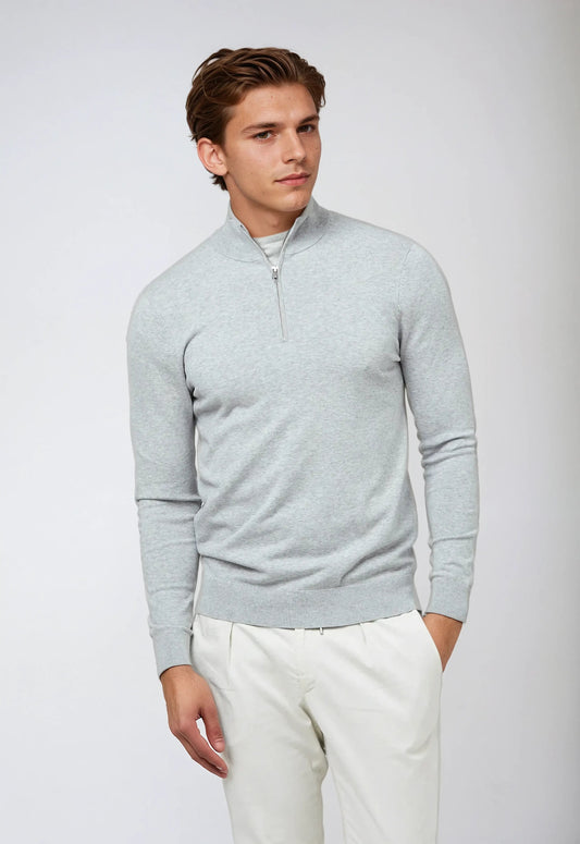 Classic Mens Casual Crew Neck Sweater - OutfitLondon