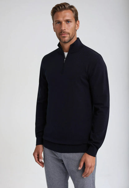 Classic Luxury Half-Zip Sweater