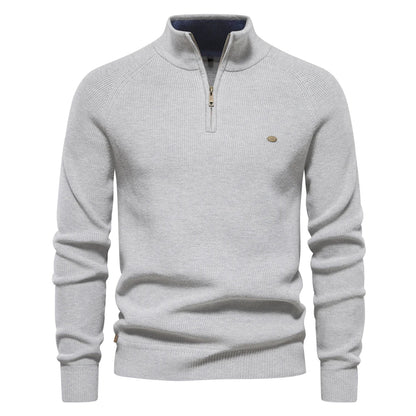 Soft Blend Half Zip Pullover Sweater