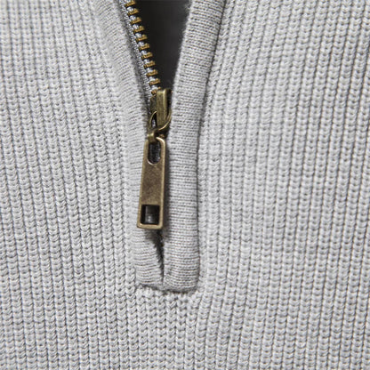 Soft Blend Half Zip Pullover Sweater