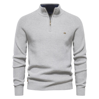 Soft Blend Half Zip Pullover Sweater