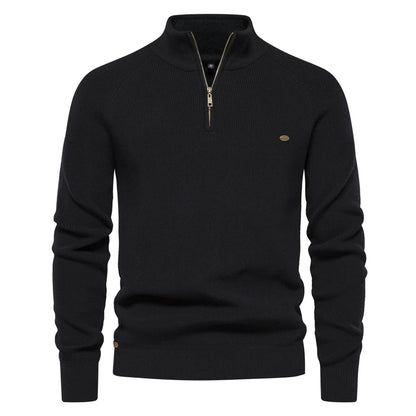 Soft Blend Half Zip Pullover Sweater