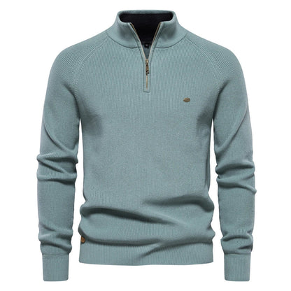 Soft Blend Half Zip Pullover Sweater