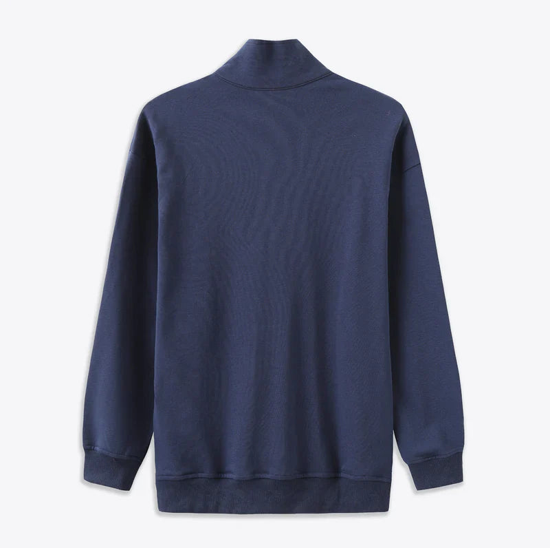 Comfortable Half Zip Top - Soft Fleece Layering Jacket