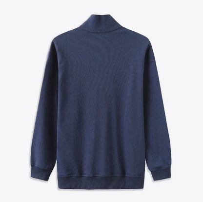 Comfortable Half Zip Top - Soft Fleece Layering Jacket