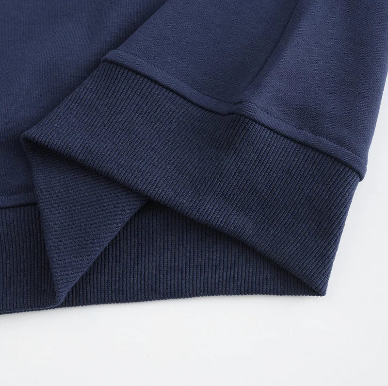 Comfortable Half Zip Top - Soft Fleece Layering Jacket