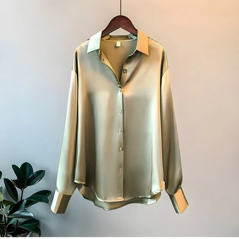 Luxurious Ladies Silk Shirt