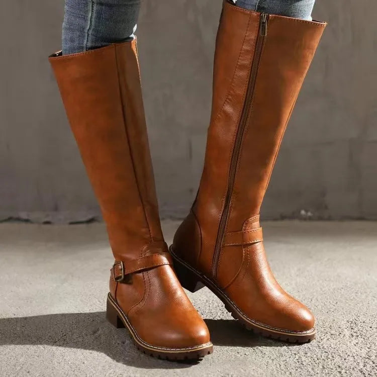 Women's Orthopedic Leather Boots - OutfitLondon