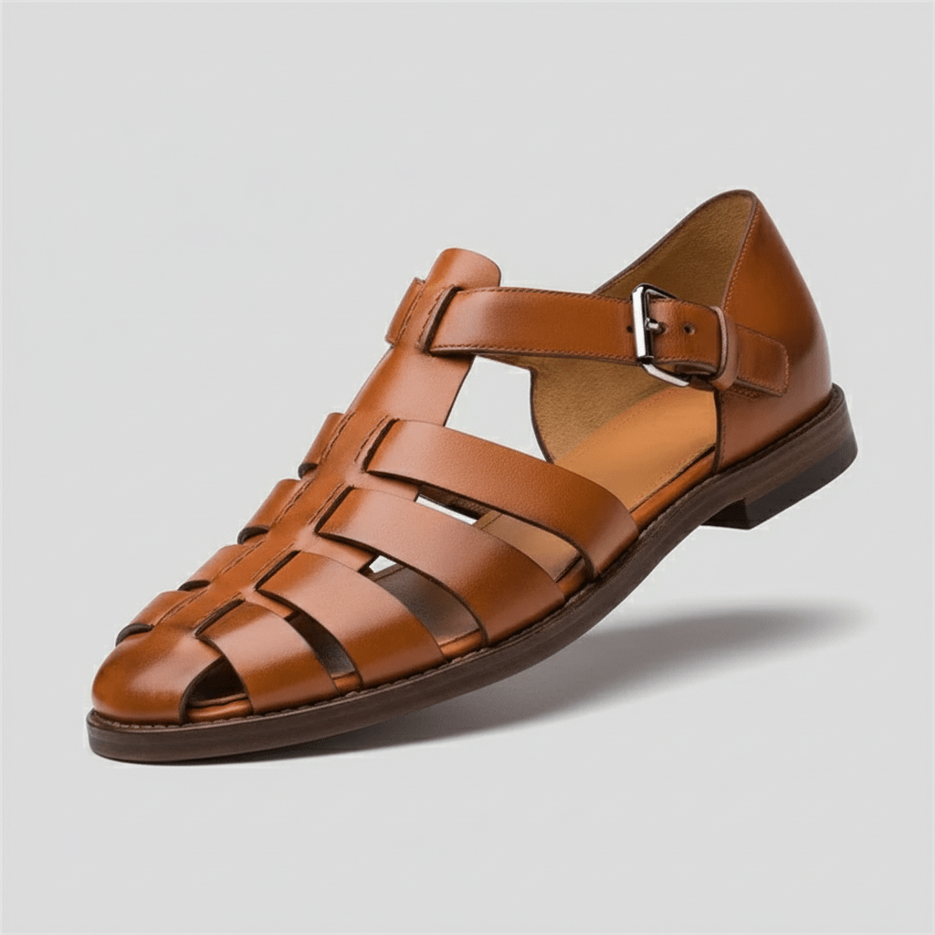 Comfortable Closed Toe Strap Sandals for Men