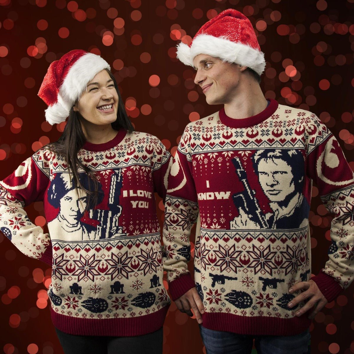 Cozy Matching Holiday Sweaters for Couples