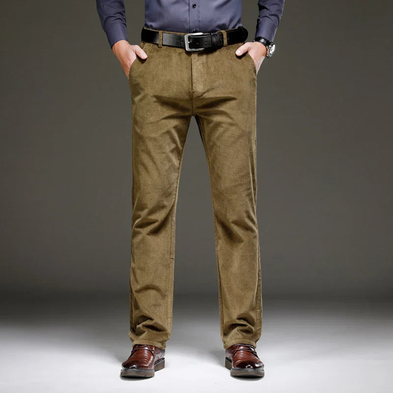 Comfort Fit Men's Velvet Pants - OutfitLondon