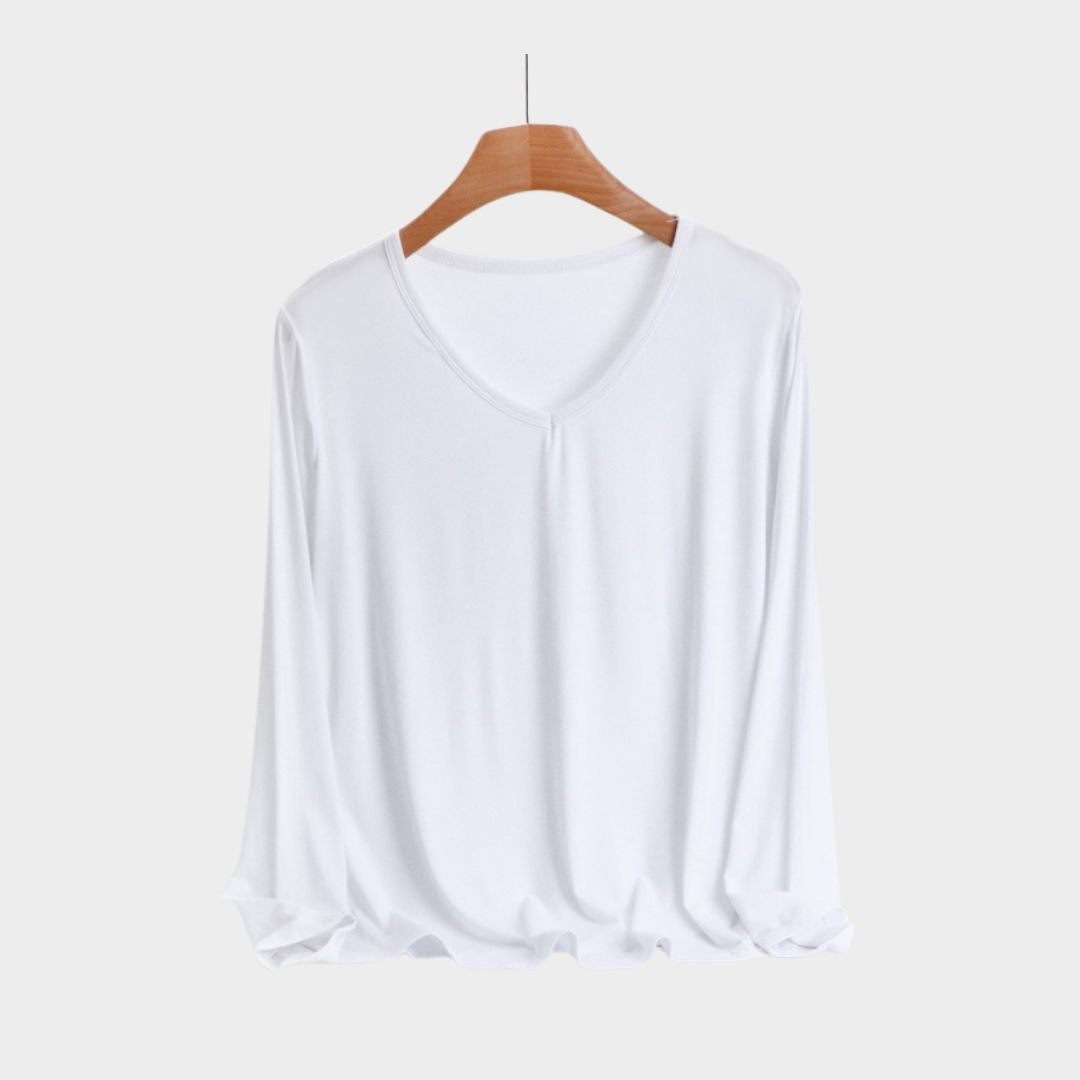 Ladies' Classic V Neck Tee Shirt - OutfitLondon
