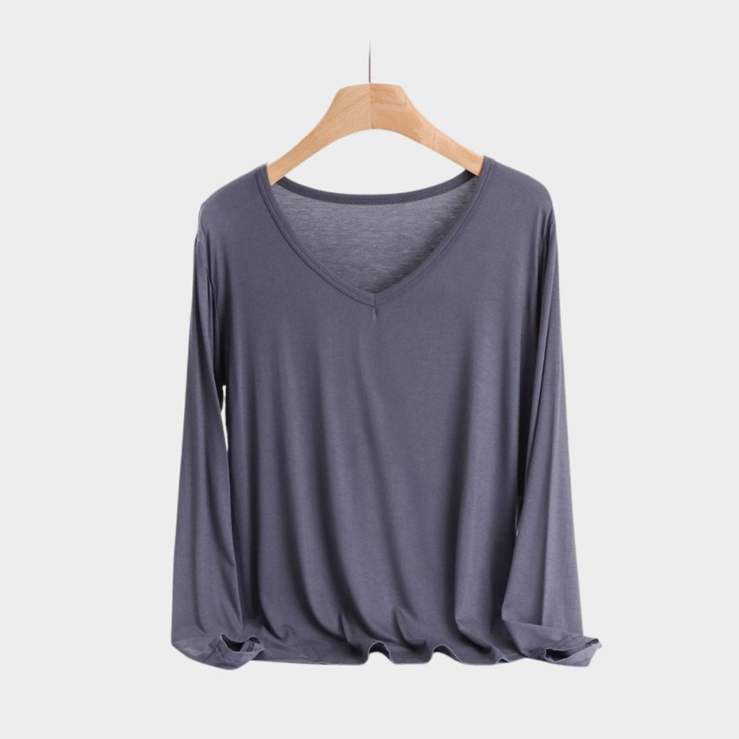 Ladies' Classic V Neck Tee Shirt
