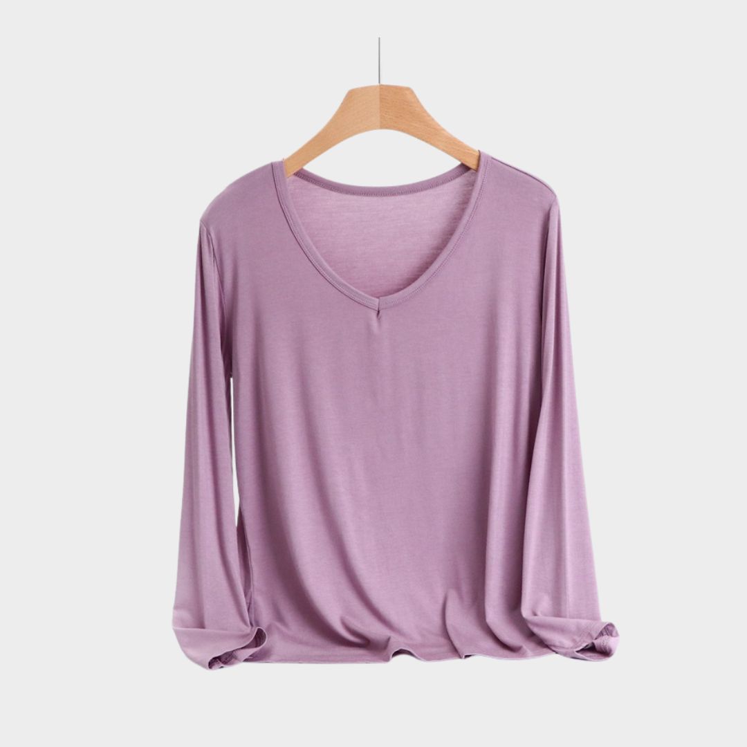 Ladies' Classic V Neck Tee Shirt