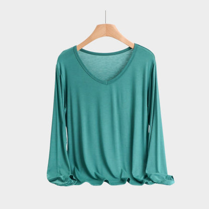 Ladies' Classic V Neck Tee Shirt