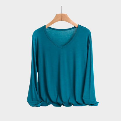 Ladies' Classic V Neck Tee Shirt