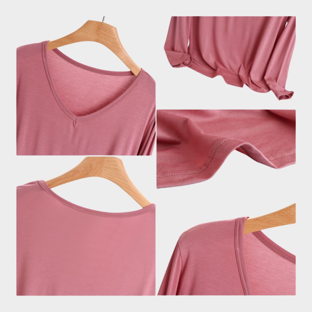Ladies' Classic V Neck Tee Shirt