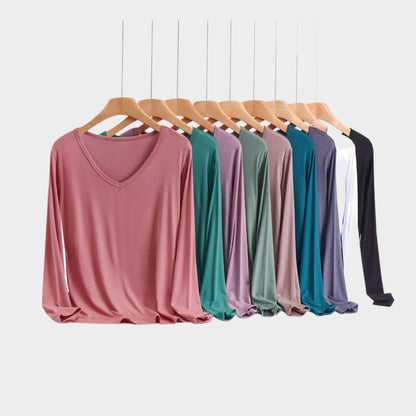 Ladies' Classic V Neck Tee Shirt