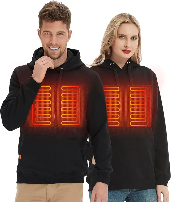 Women's Heated Hoodie Adjustable Temperature - OutfitLondon