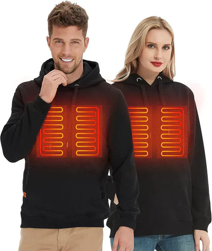 Women's Heated Hoodie Adjustable Temperature - OutfitLondon
