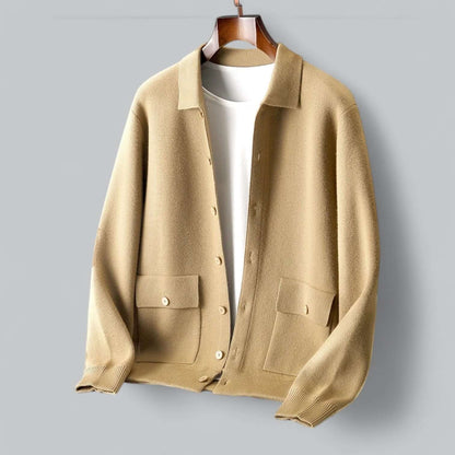 Men's Autumn Soft Button Cardigan Sweater