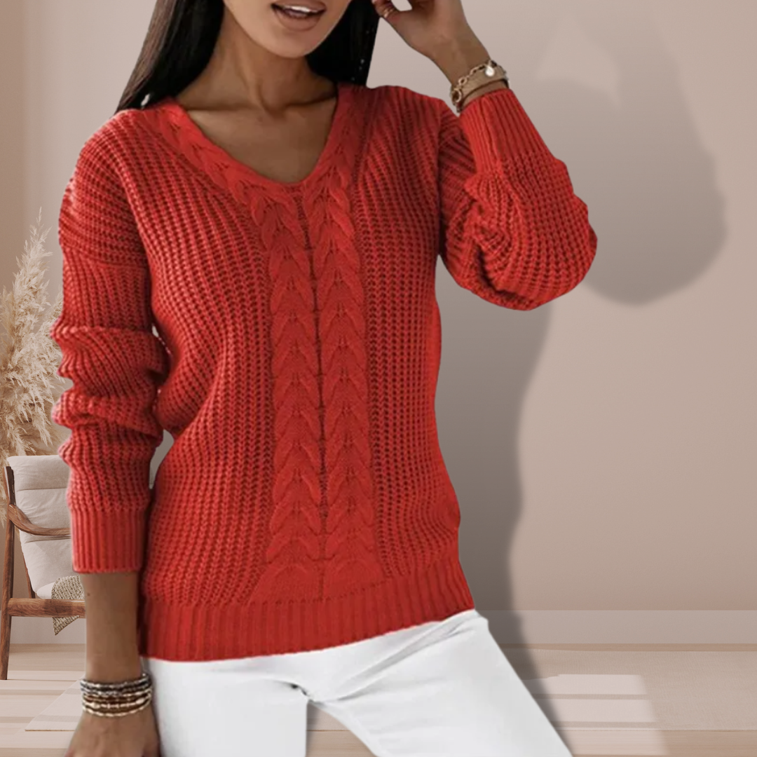 Ladies' Classic Crew Neck Pullover Jumper