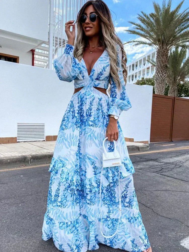 Classic Floor Length Evening Gown - OutfitLondon