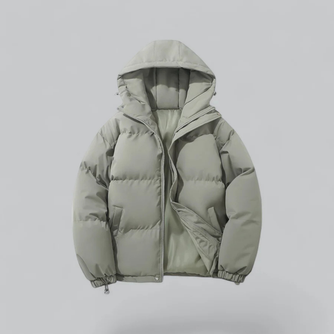 Warm Waterproof Hooded Puffer Coat