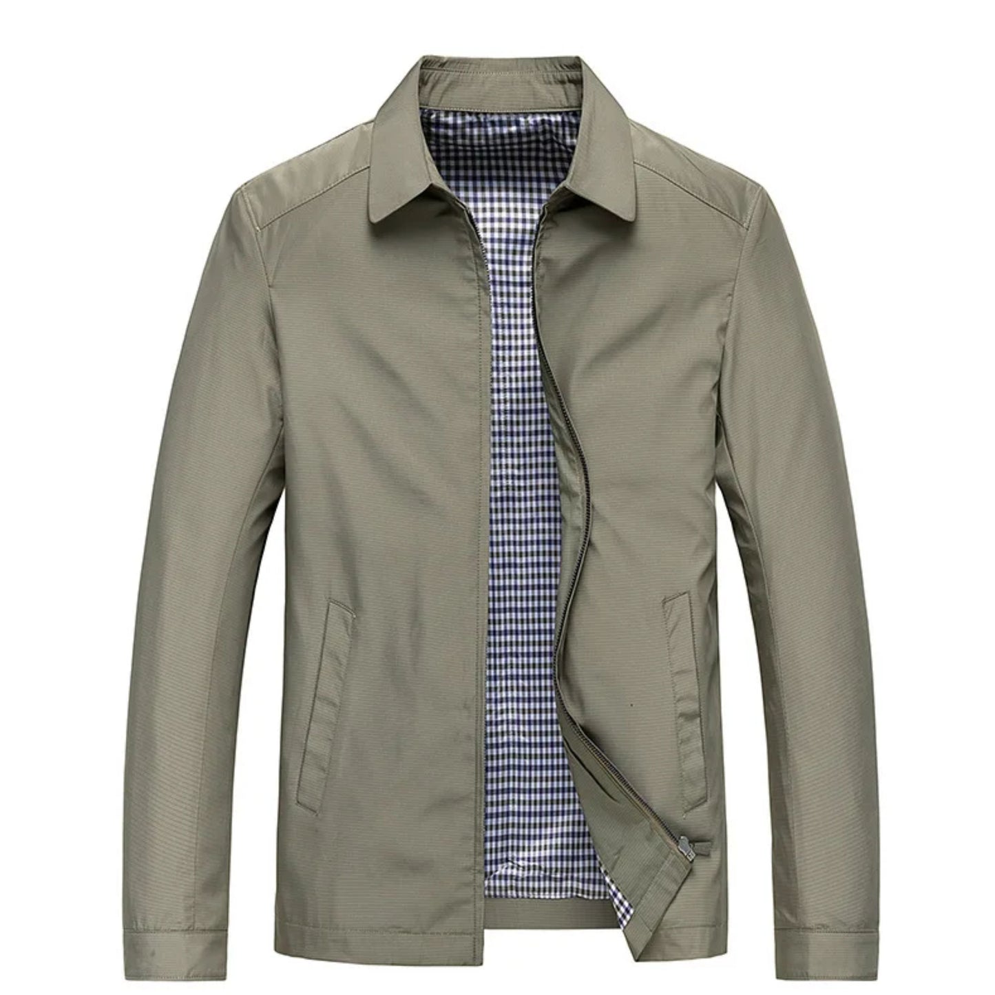 Waterproof Breathable Zip Up Windbreaker Jacket
