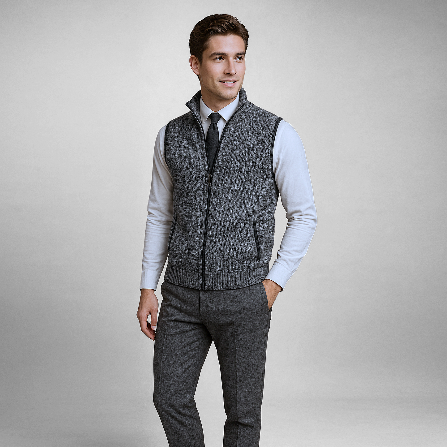 Men's Zip Up Hooded Sweatshirt