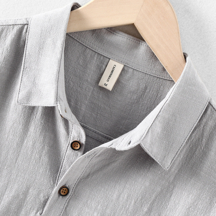 Men's Breathable Short Sleeve Polo Shirt Casual Top