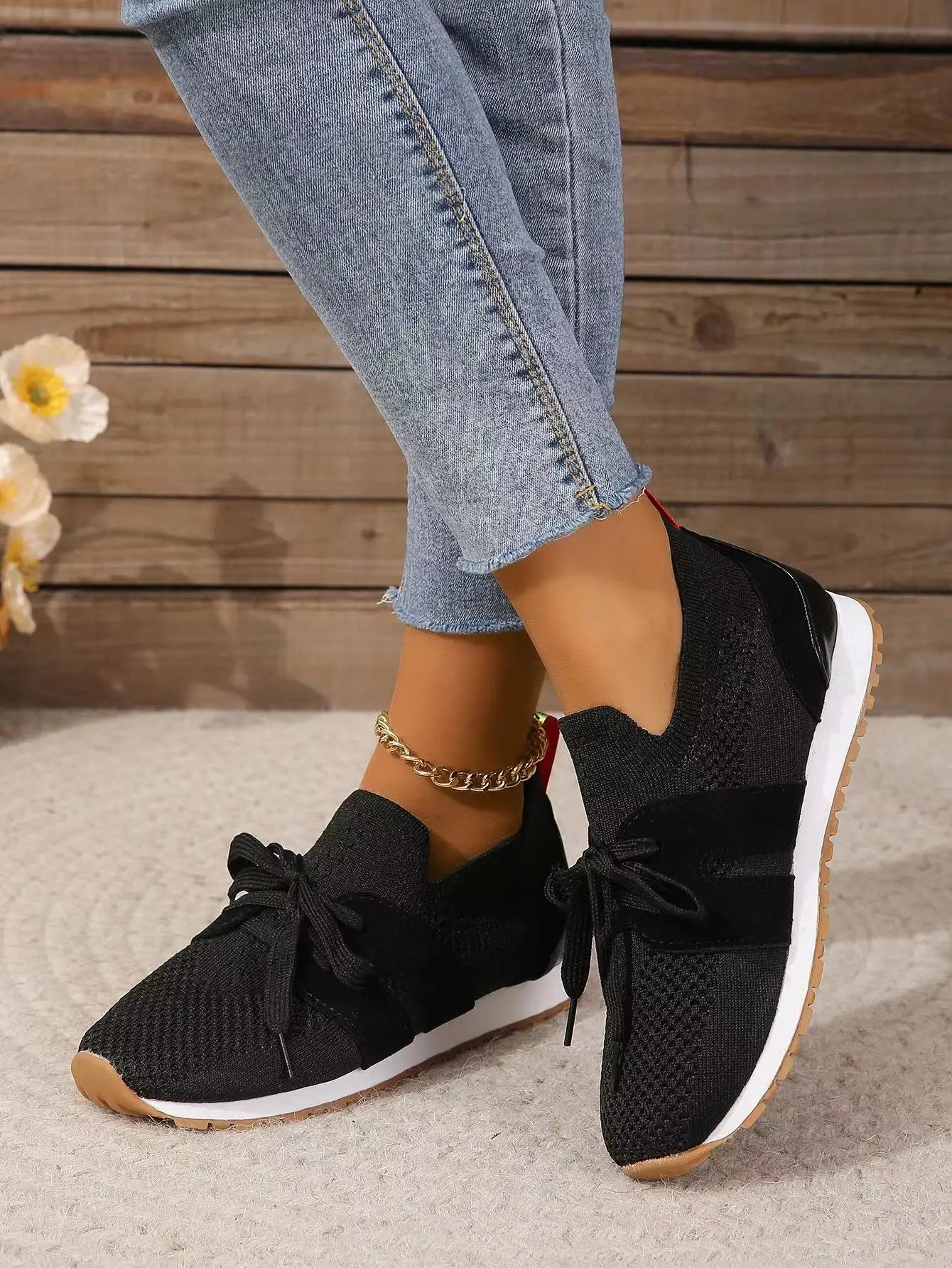 Breathable Mesh Sporty Casual Sneakers